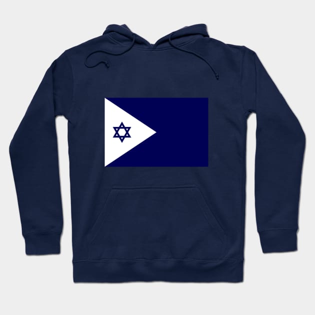 Flag of the Israeli Navy Hoodie by EphemeraKiosk